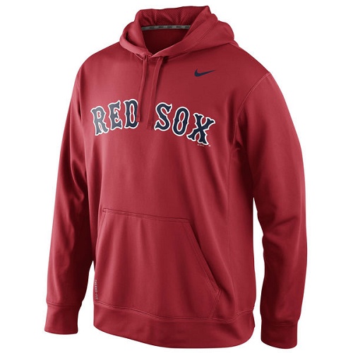 î€€MLBî€ Boston Red Sox Nike Men\'s KO Wordmark Perfomance î€€Hoodieî€ - Red